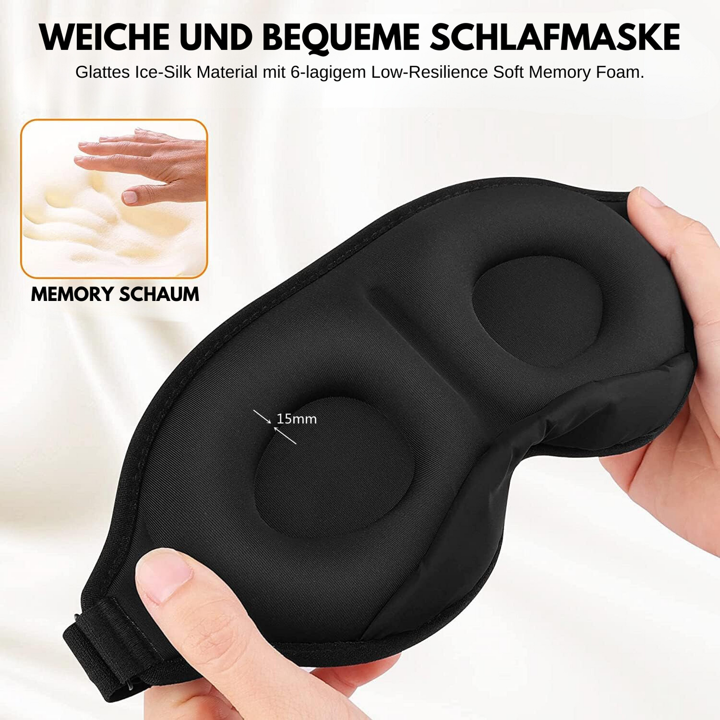 3D-Schlafmaske